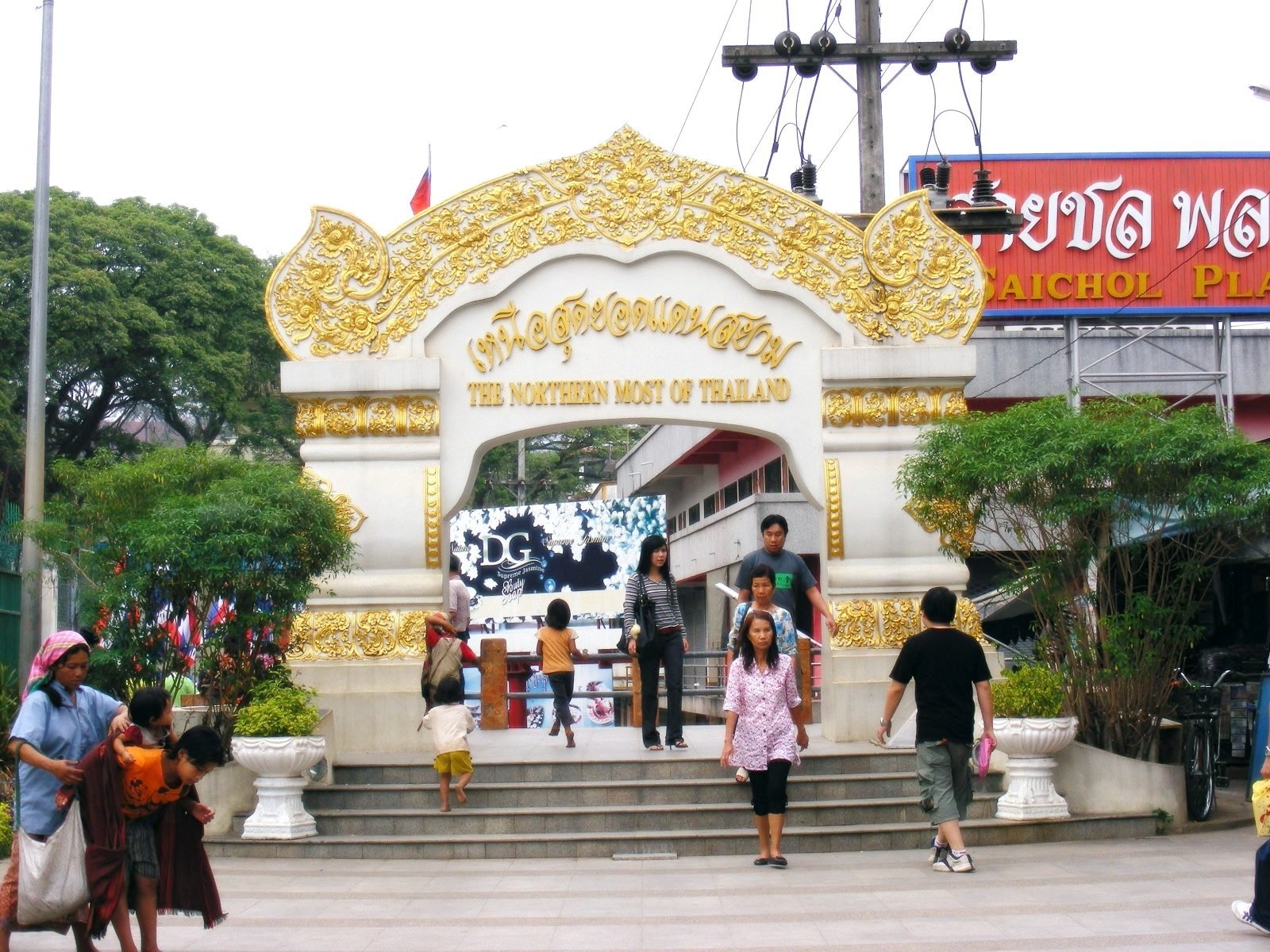 Mae Sai: de grenspoort in Mae Sai
