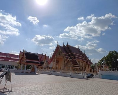 Khon Kaen: de ubosot van Wat Klang in Khon Kaen