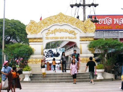 Mae Sai: de grenspoort in Mae Sai