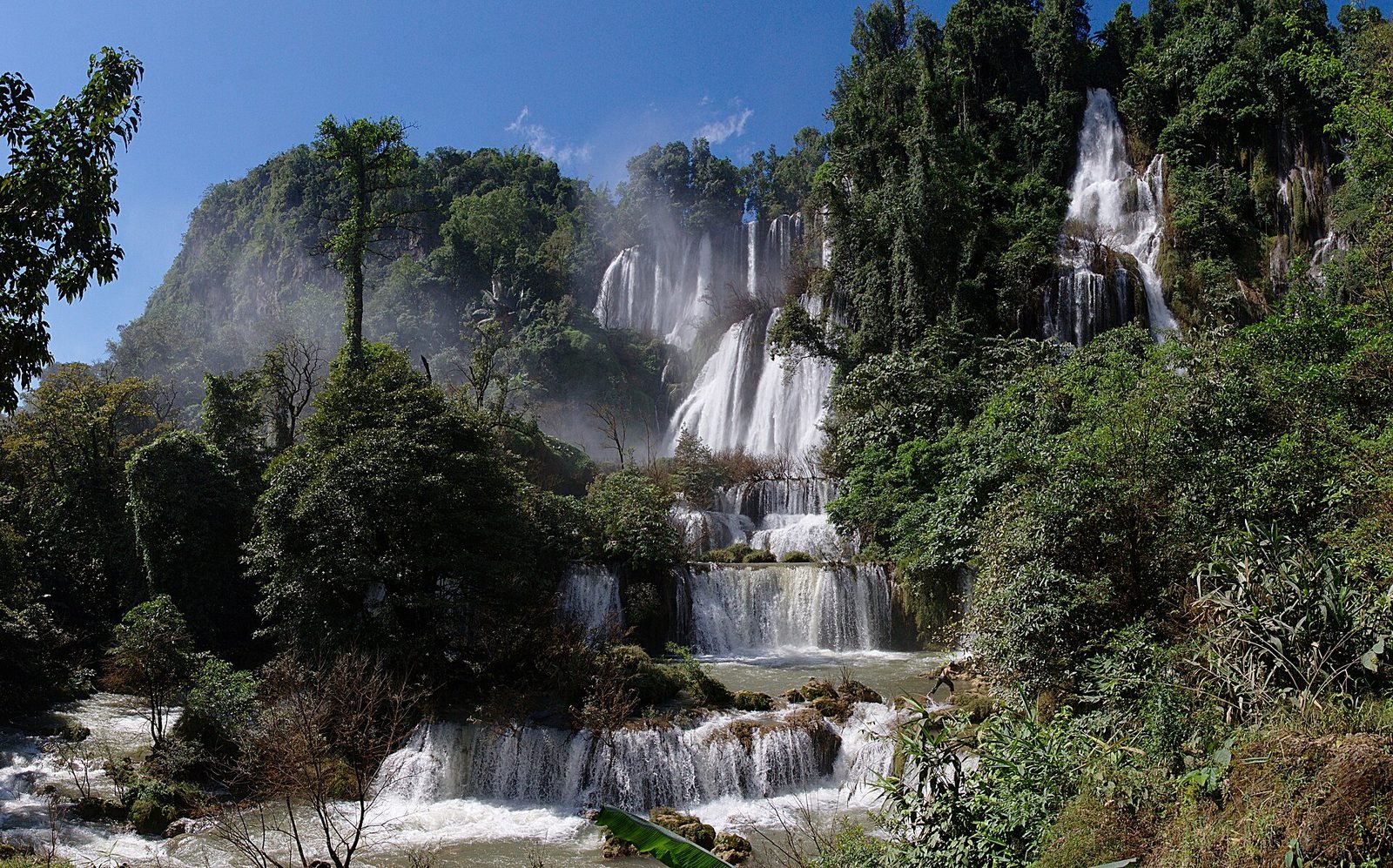 Umphang: de Thi Lo Su-waterval bij Umphang